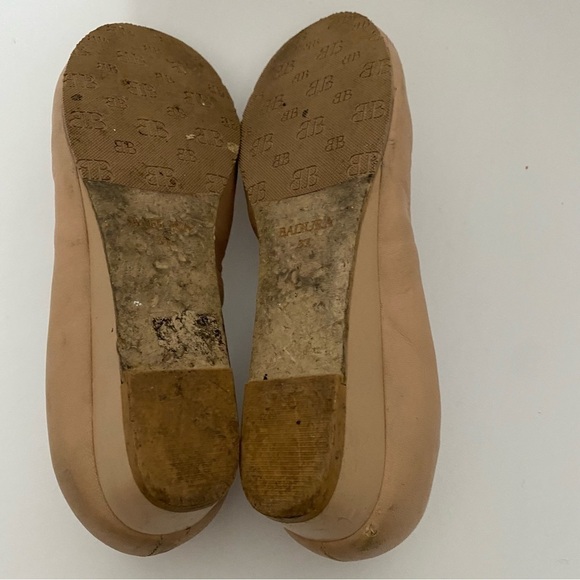 Badura buckle pumps slip-on pink beige leather size 37 EU 6.5 US - Picture 6 of 7
